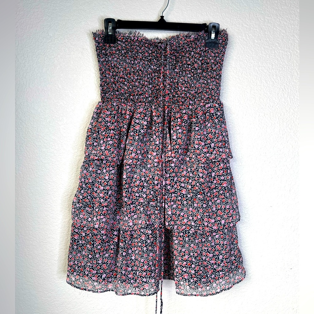American Eagle Floral Smocked Tiered Dress, M